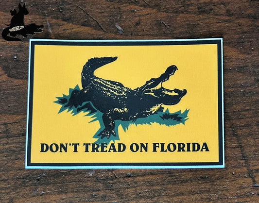 Don't Tread on Florida Die Cut Stickers