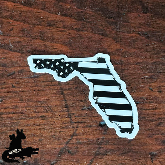 Florida State USA Flag Die Cut Sticker